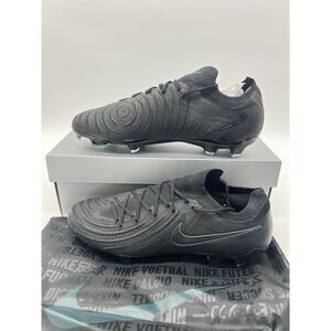 Nike Men's Phantom GX II Elite FG "Triple Black" Soccer Cleats Size 8.5 New